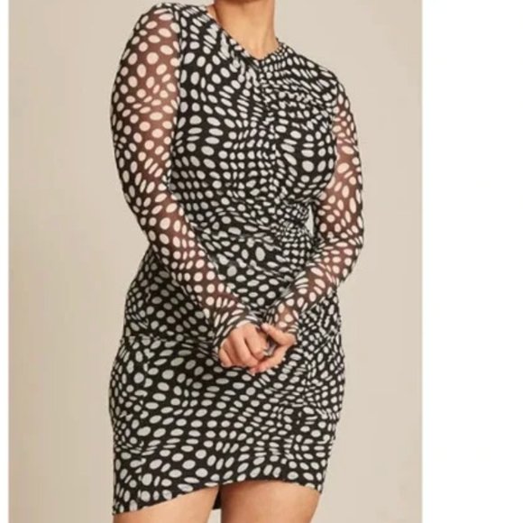11 Honore Dresses & Skirts - NWT 11 Honore The Niara Polka Dot Long Sleeve Dress